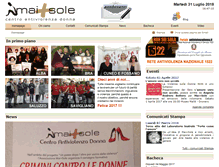Tablet Screenshot of maipiusole.it
